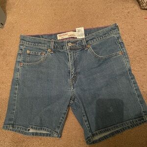 Levi's Blue Denim Shorts